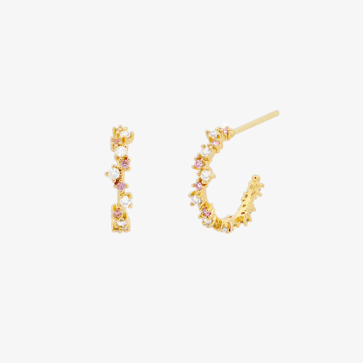 Pastels Semi Circle Earrings
