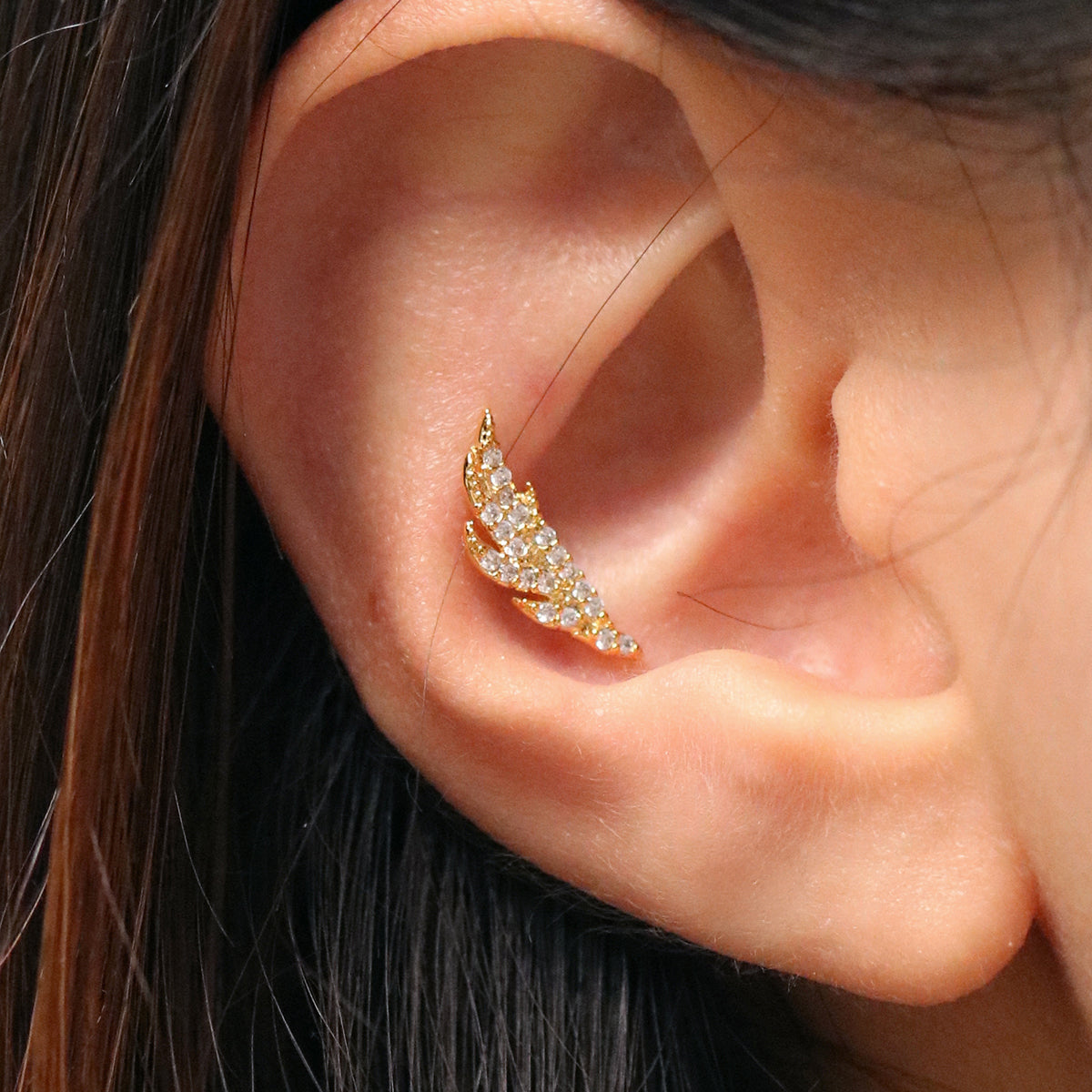 Cubic wing leaf piercing