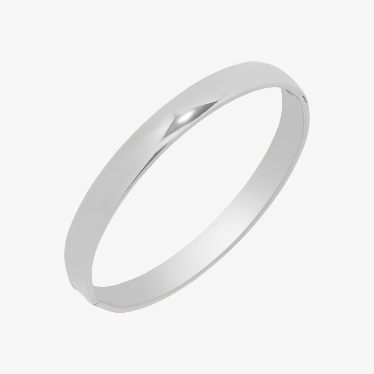 Thick Minimalist Bangle featuring clean lines and a robust profile, expertly crafted for durability and elegance—perfect for elevating both casual and formal looks.