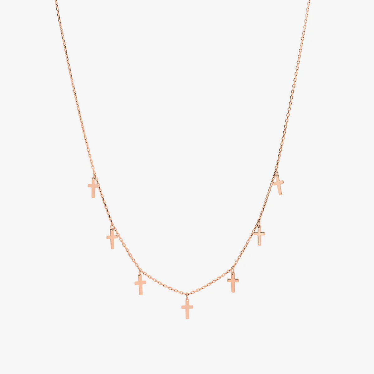 Cross charm necklace