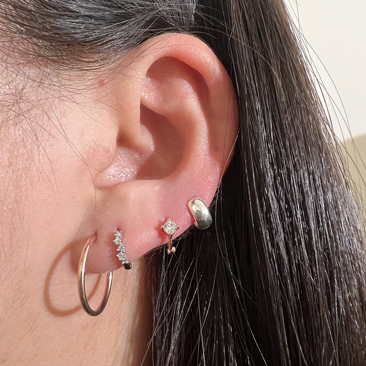 17mm hoop earrings