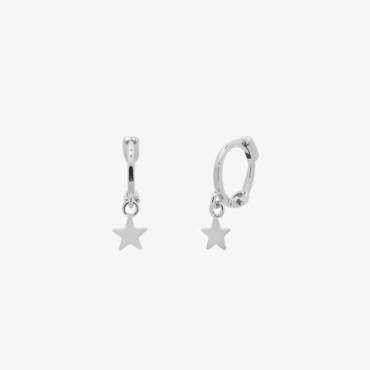 Star Charm Huggie Earring