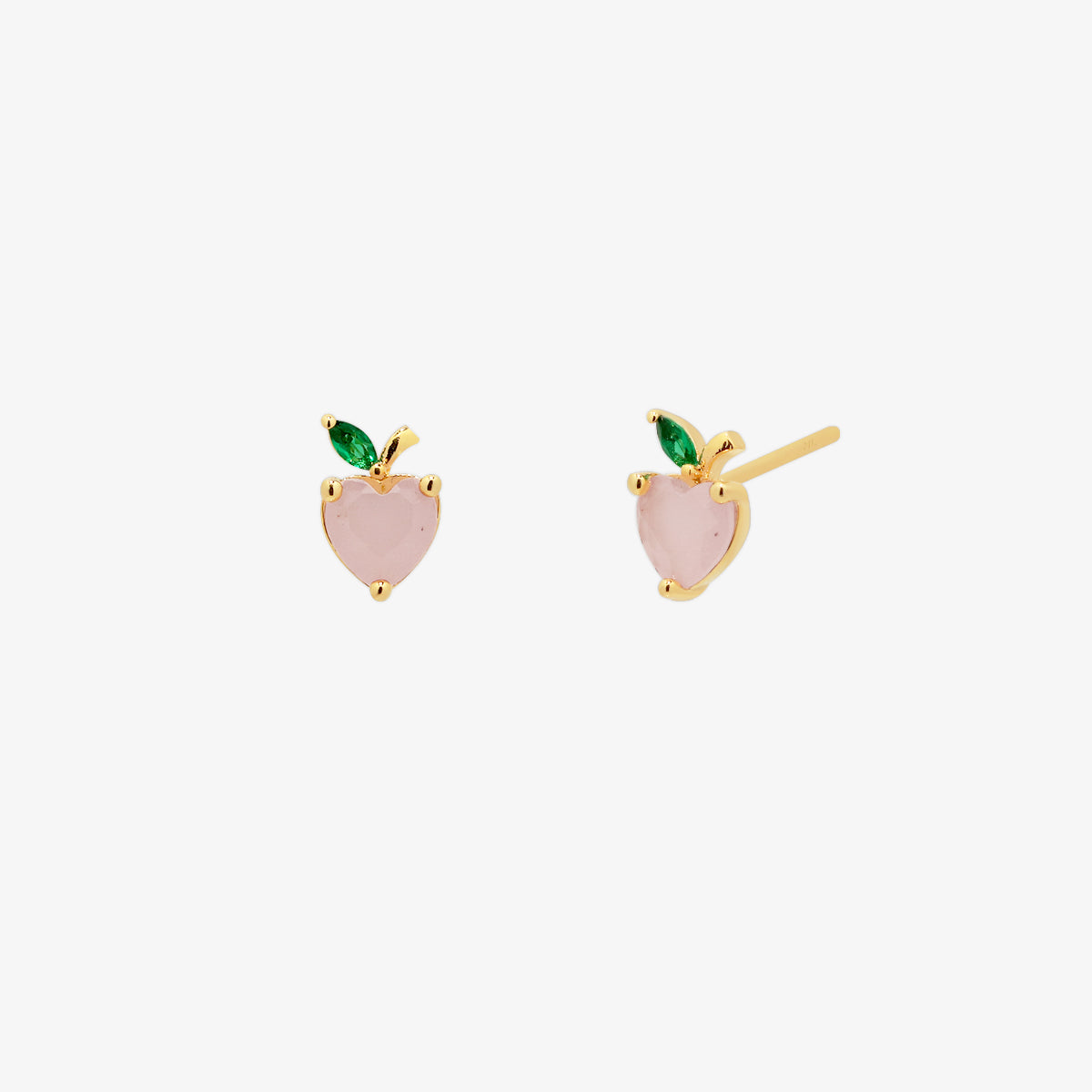 Peach earrings