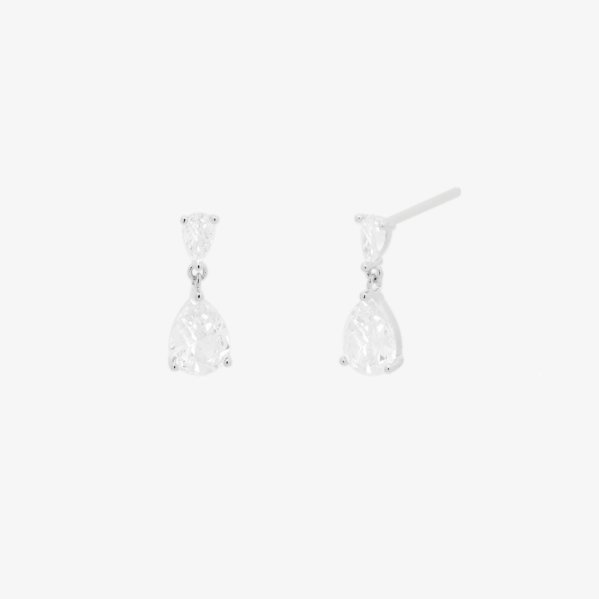 Tear drop dangle earrings