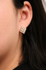 Cubic Diamond Shape Earrings