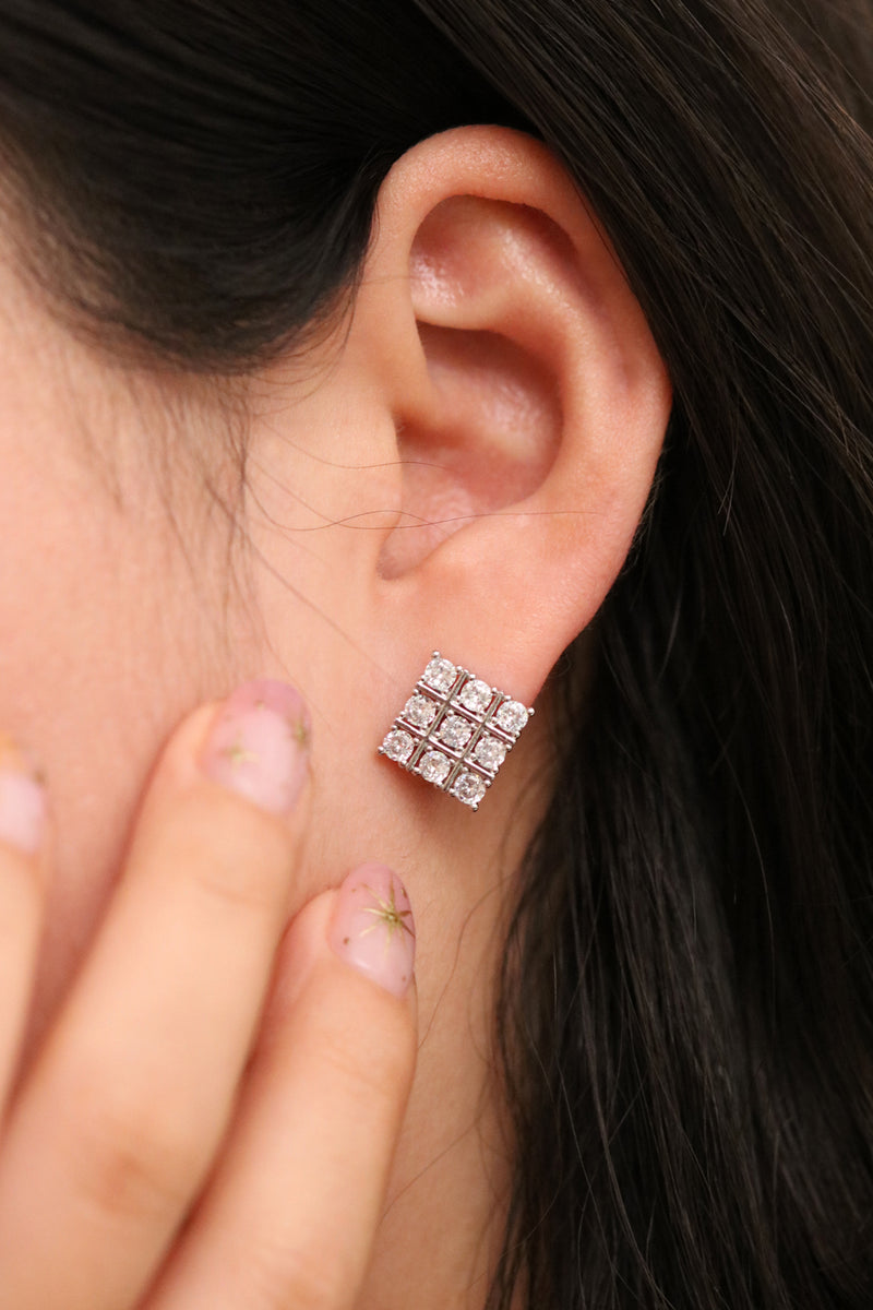 Cubic Diamond Shape Earrings