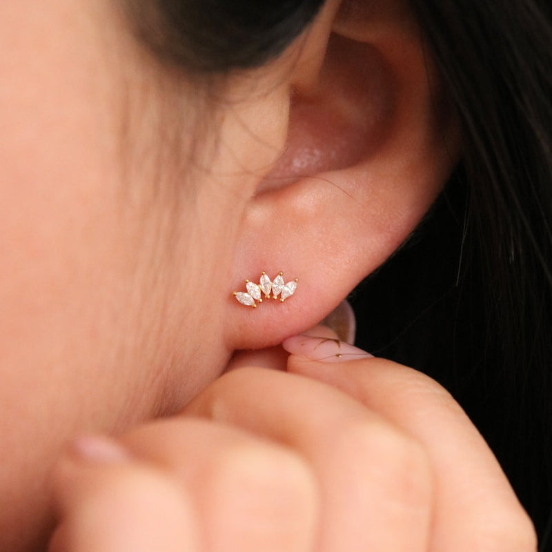 Sparkle Crawler earrings