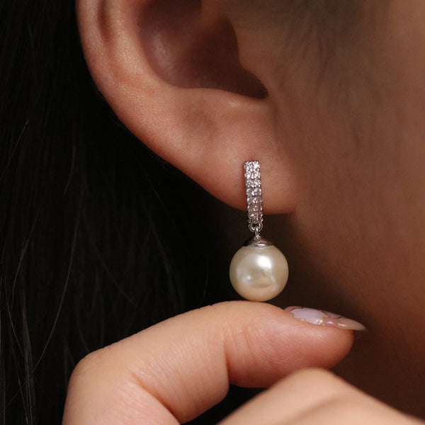 Elegant Pearl drop earrings