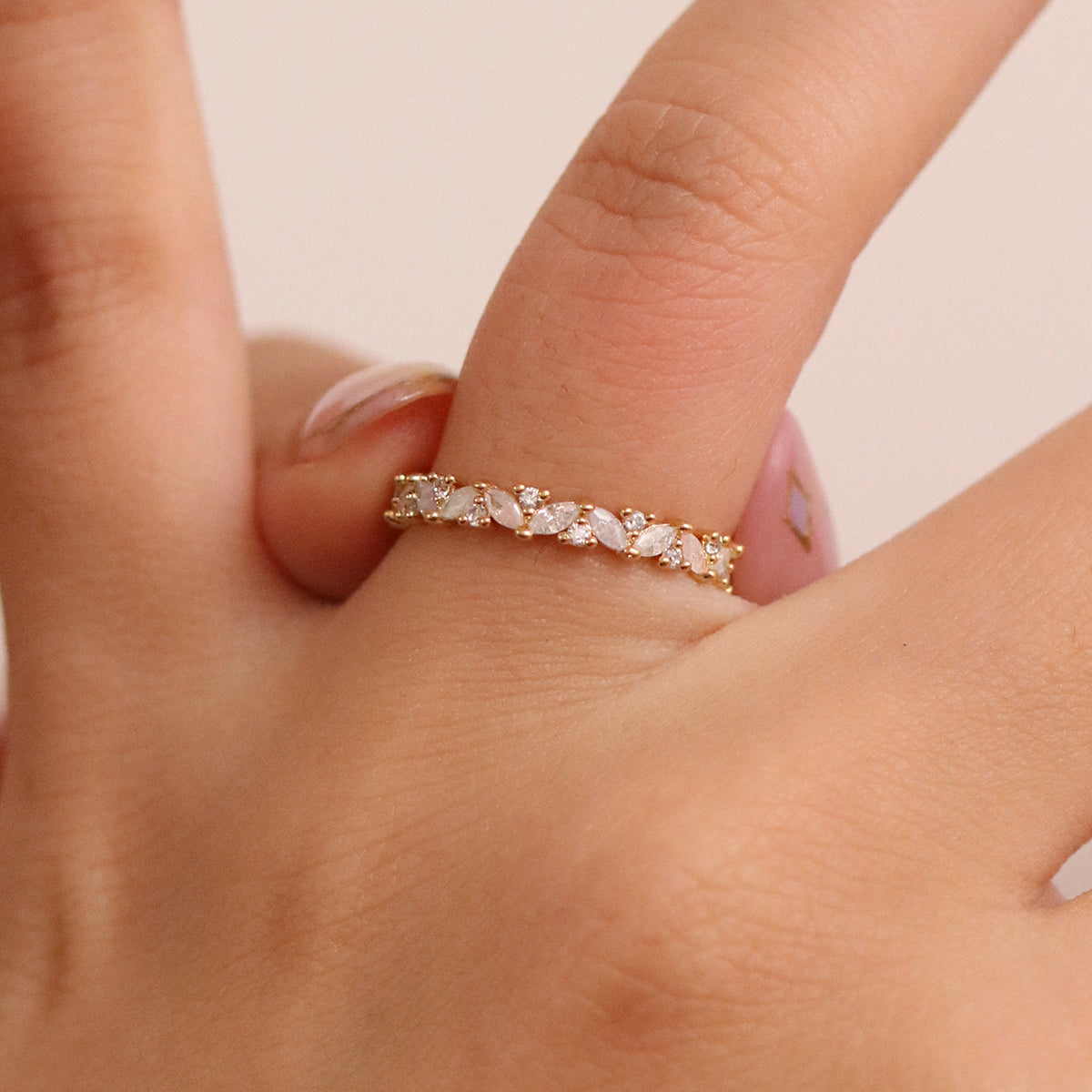 Pastel Cubic Ring