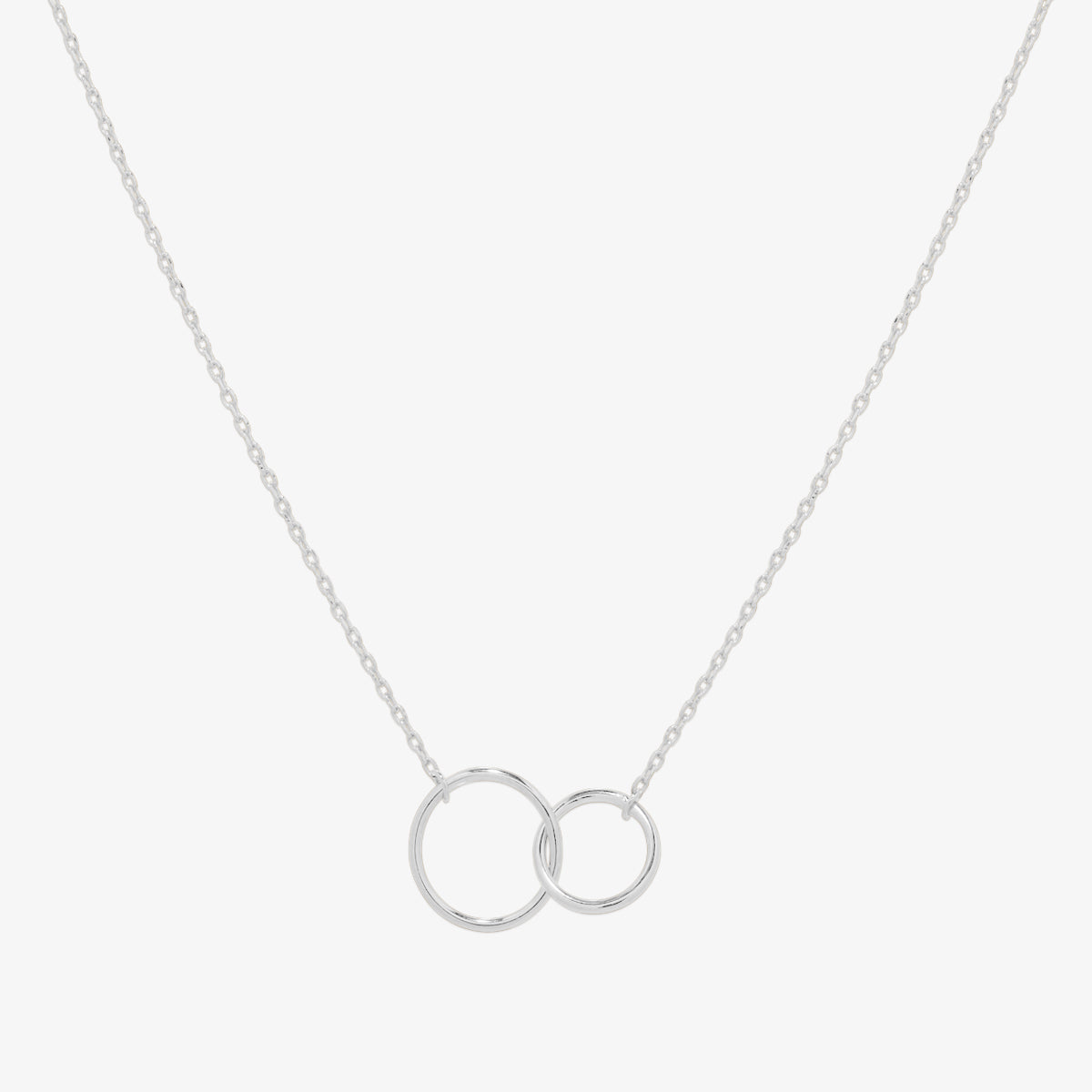 Double circles necklace