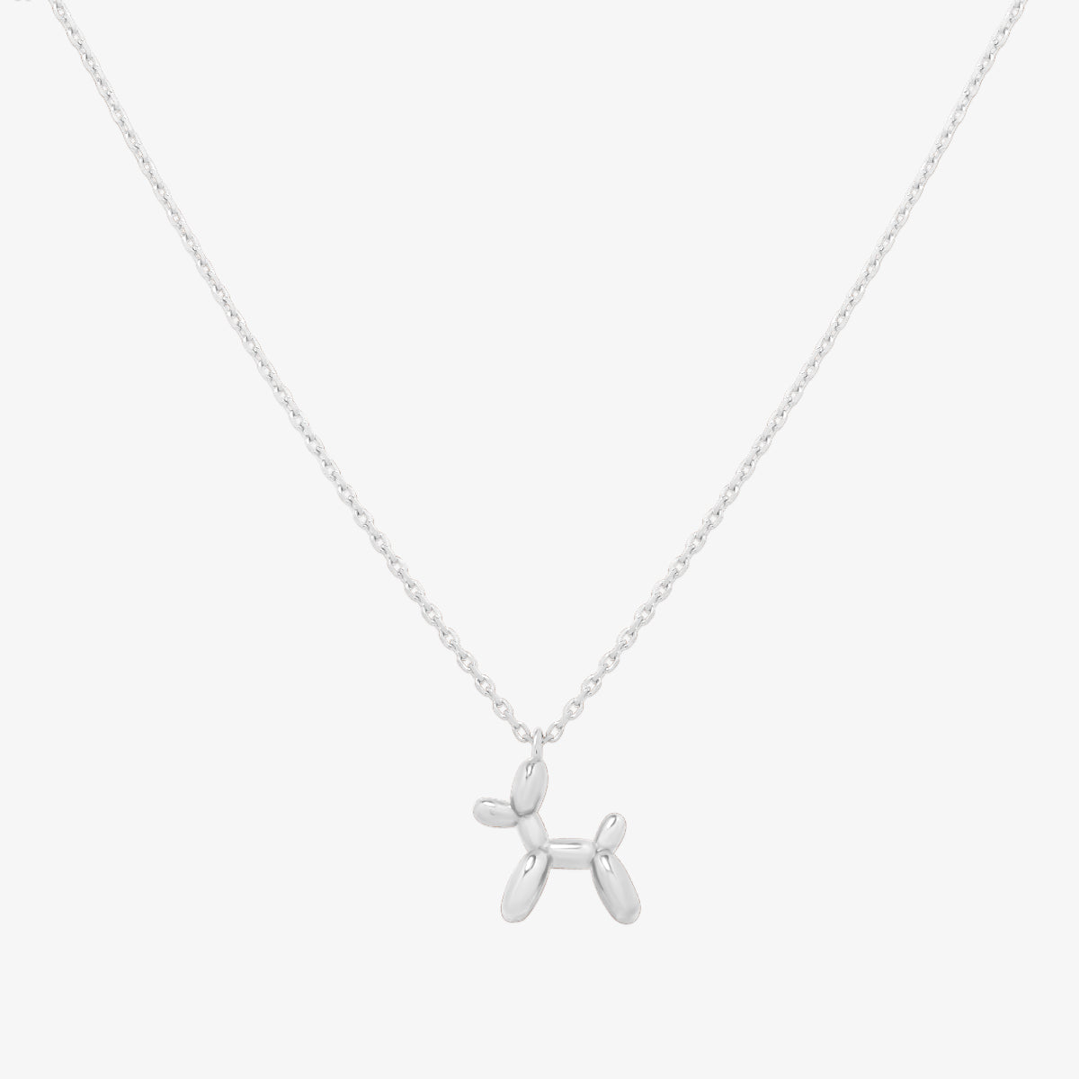 Balloon dog necklace