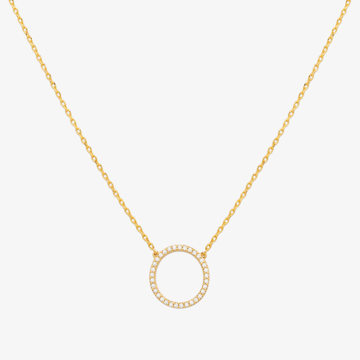 Cubic circle necklace