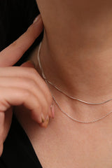 Double layered necklace