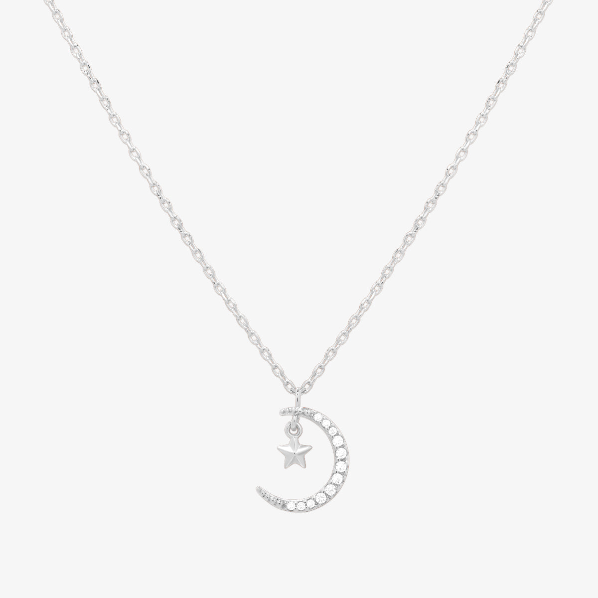 Moon star necklace