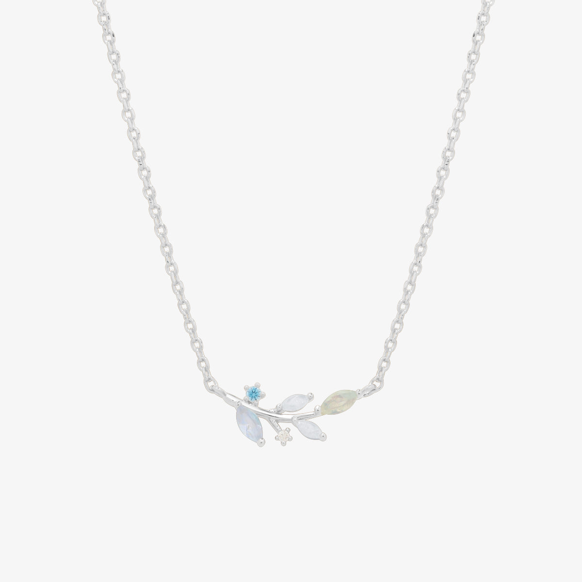 Moonstone vine necklace