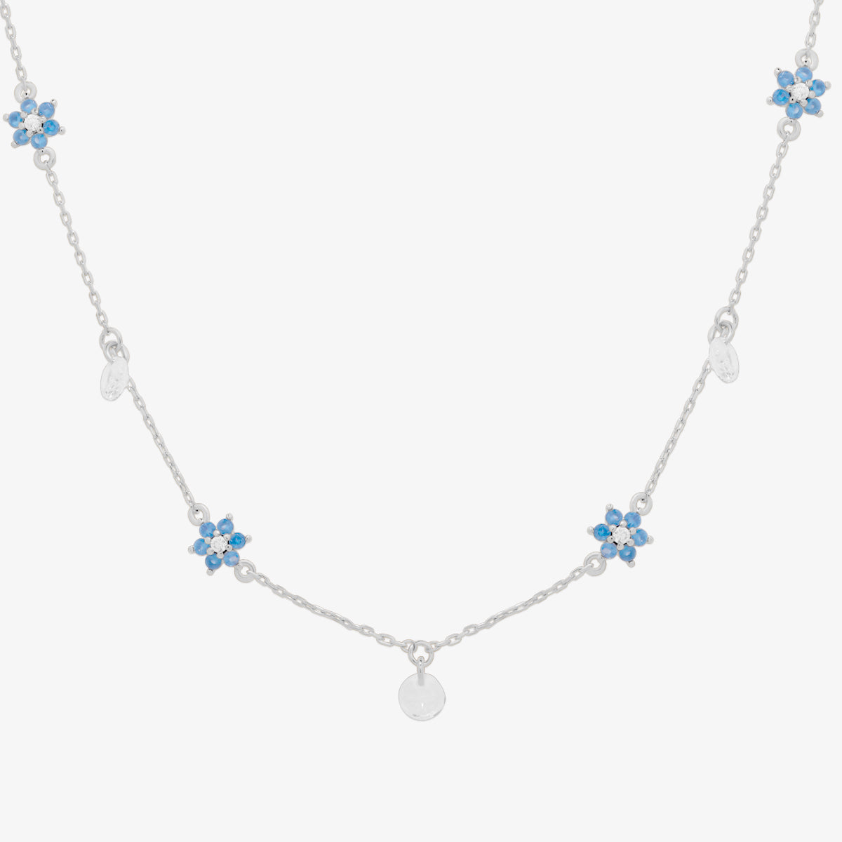 Daisy gemstone necklace