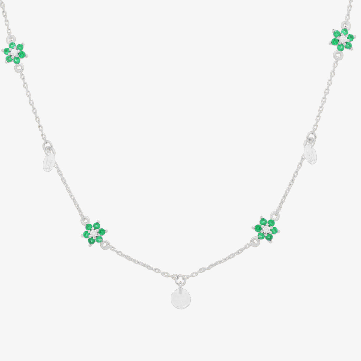 Daisy gemstone necklace