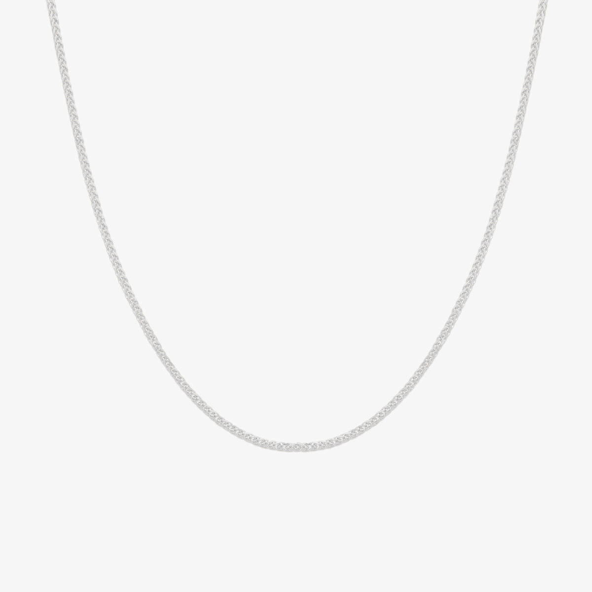 Plain chain necklace