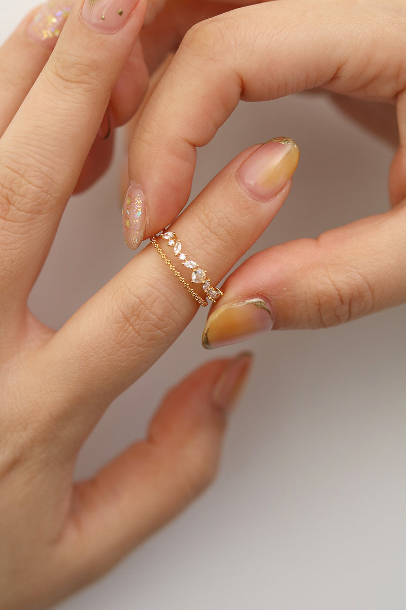 Cubic layered ring