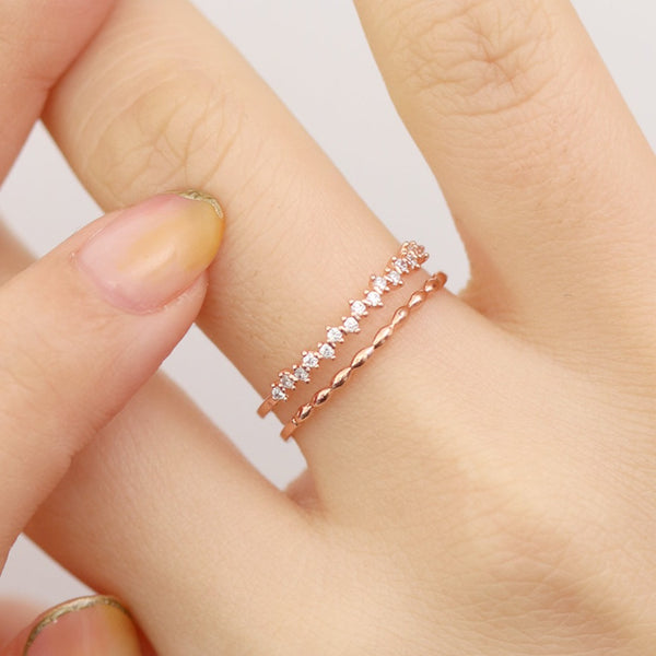Double layered ring