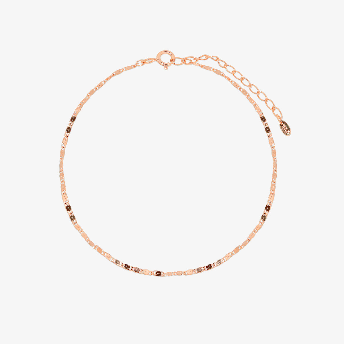 Basic flat chain bracelet