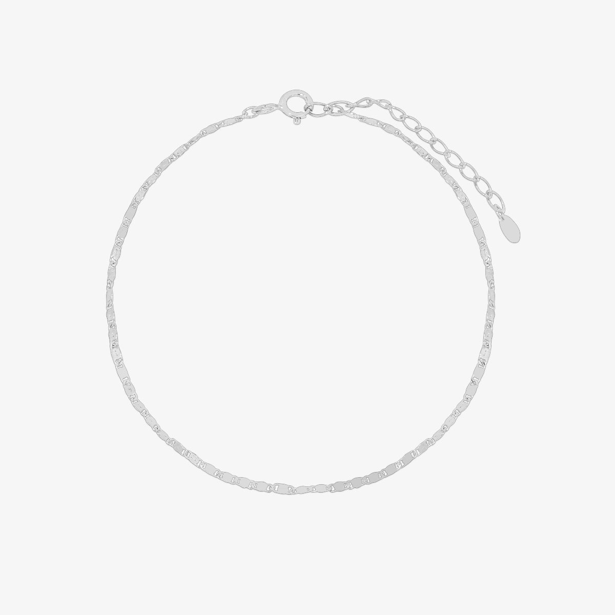 Basic flat chain bracelet