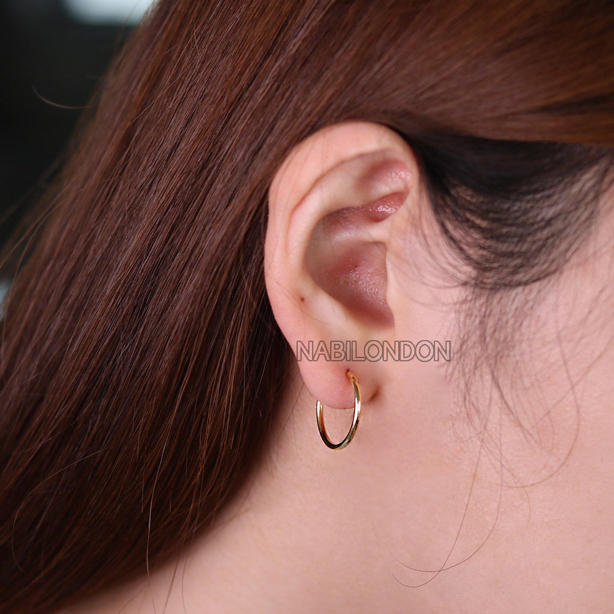 17mm hoop earrings