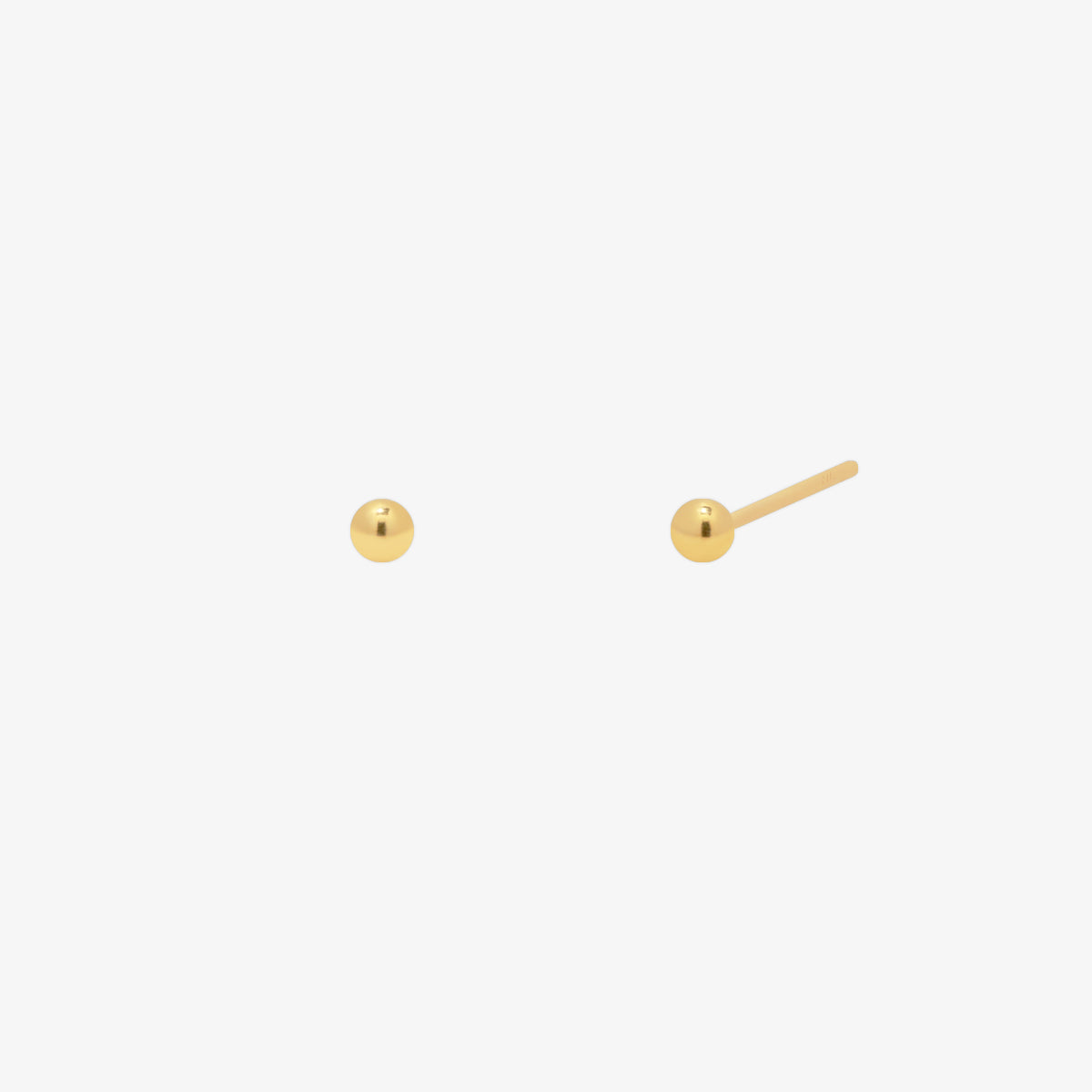 Simple ball stud earrings