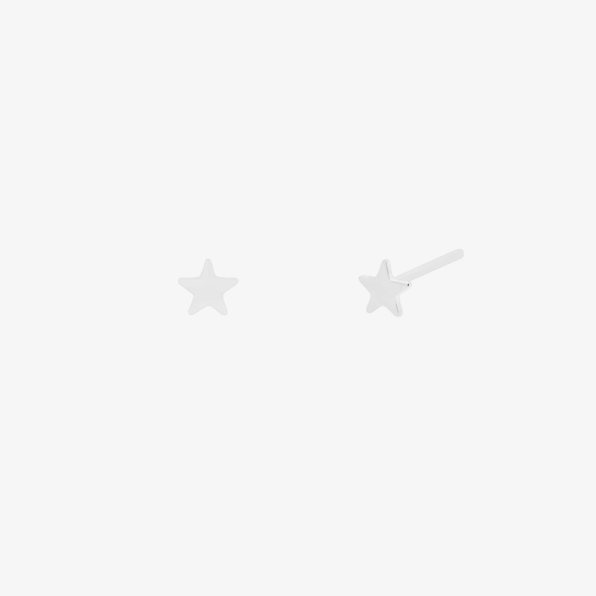 Tiny star stud earrings