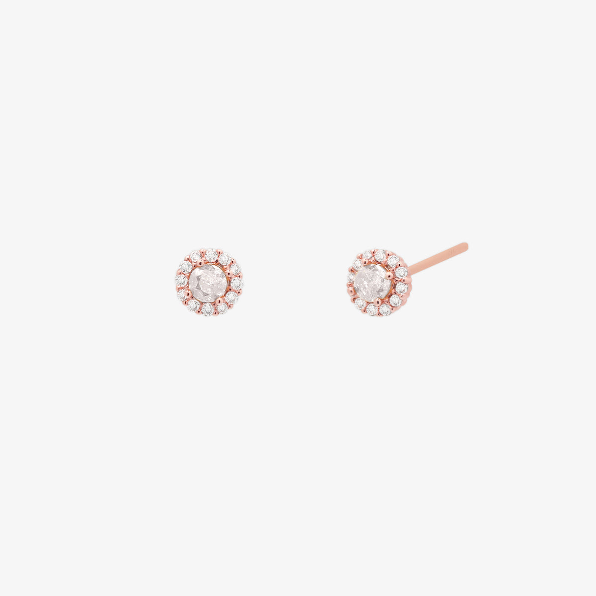 Tiny sparkle gemstone stud earrings