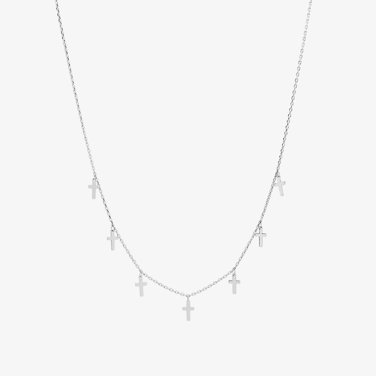 Cross charm necklace