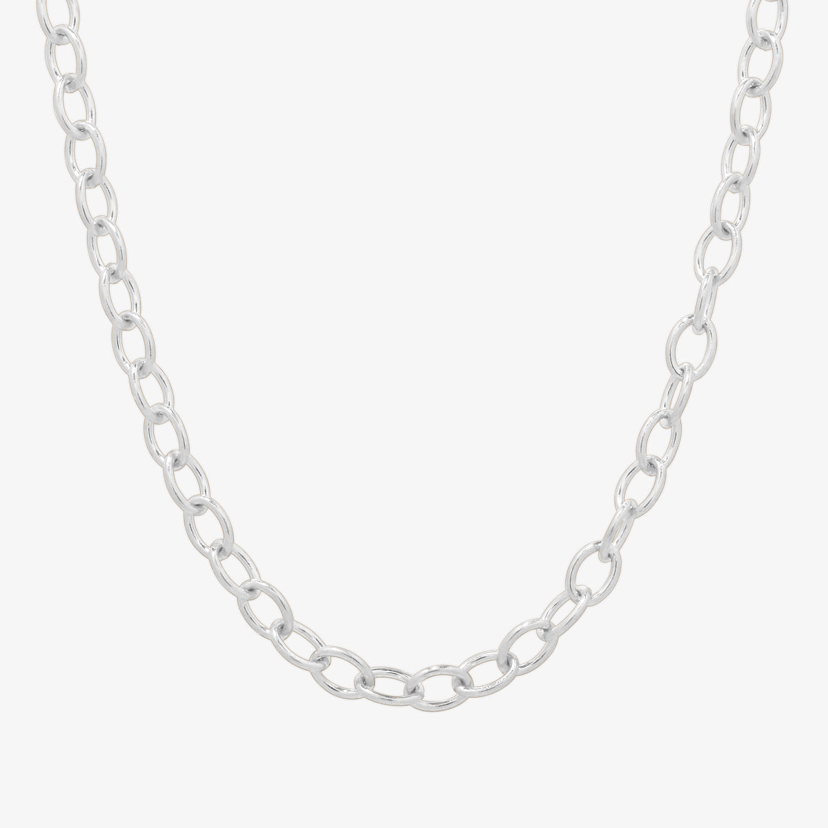 Medium oval chain necklace