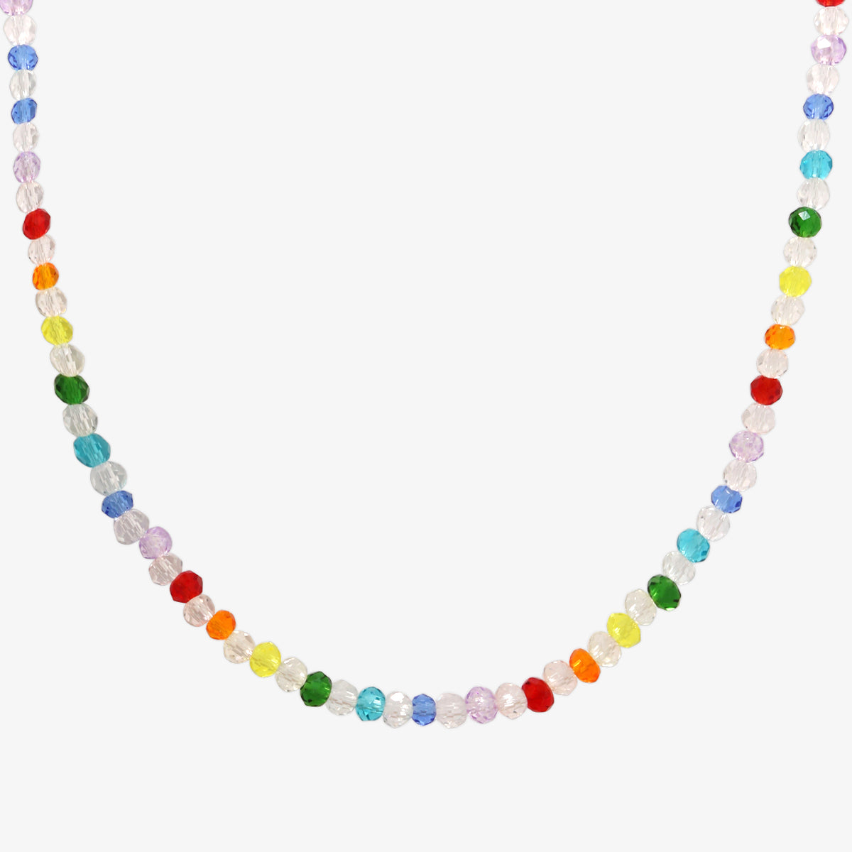 Rainbow beads necklace