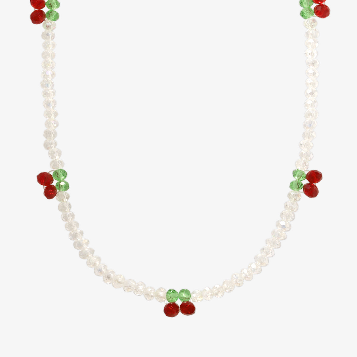 Cherry beads necklace