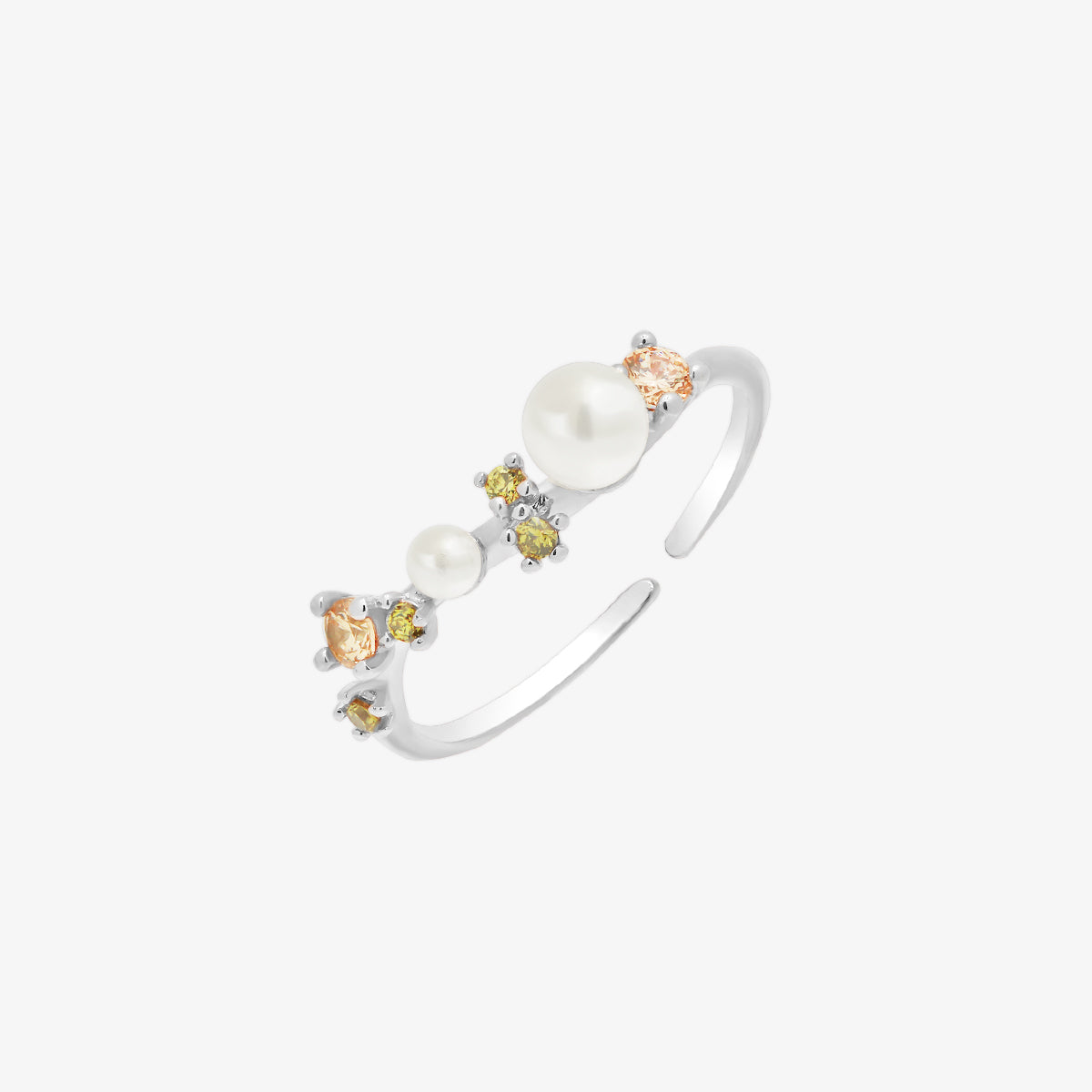 Pearl galaxy ring