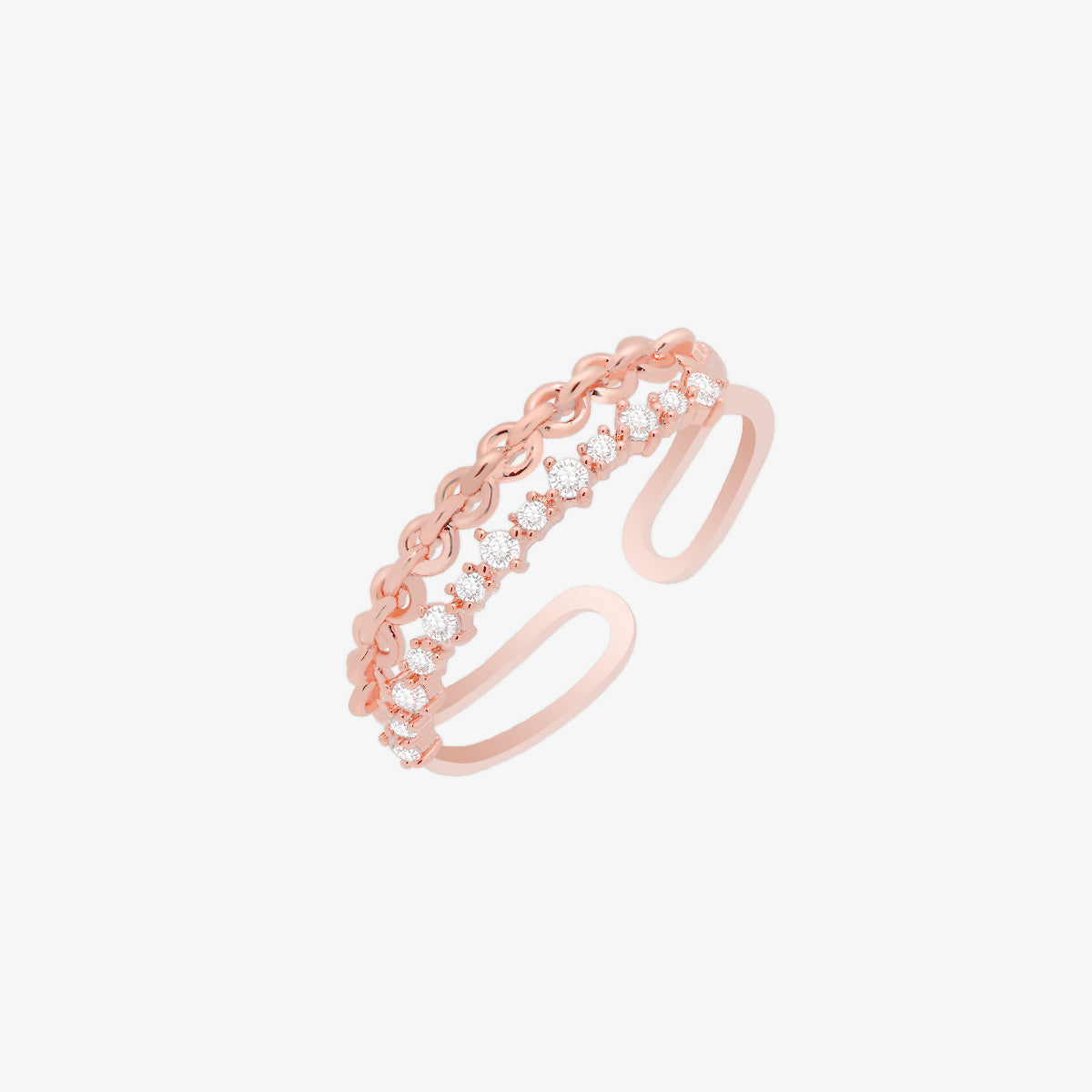 Double chain ring