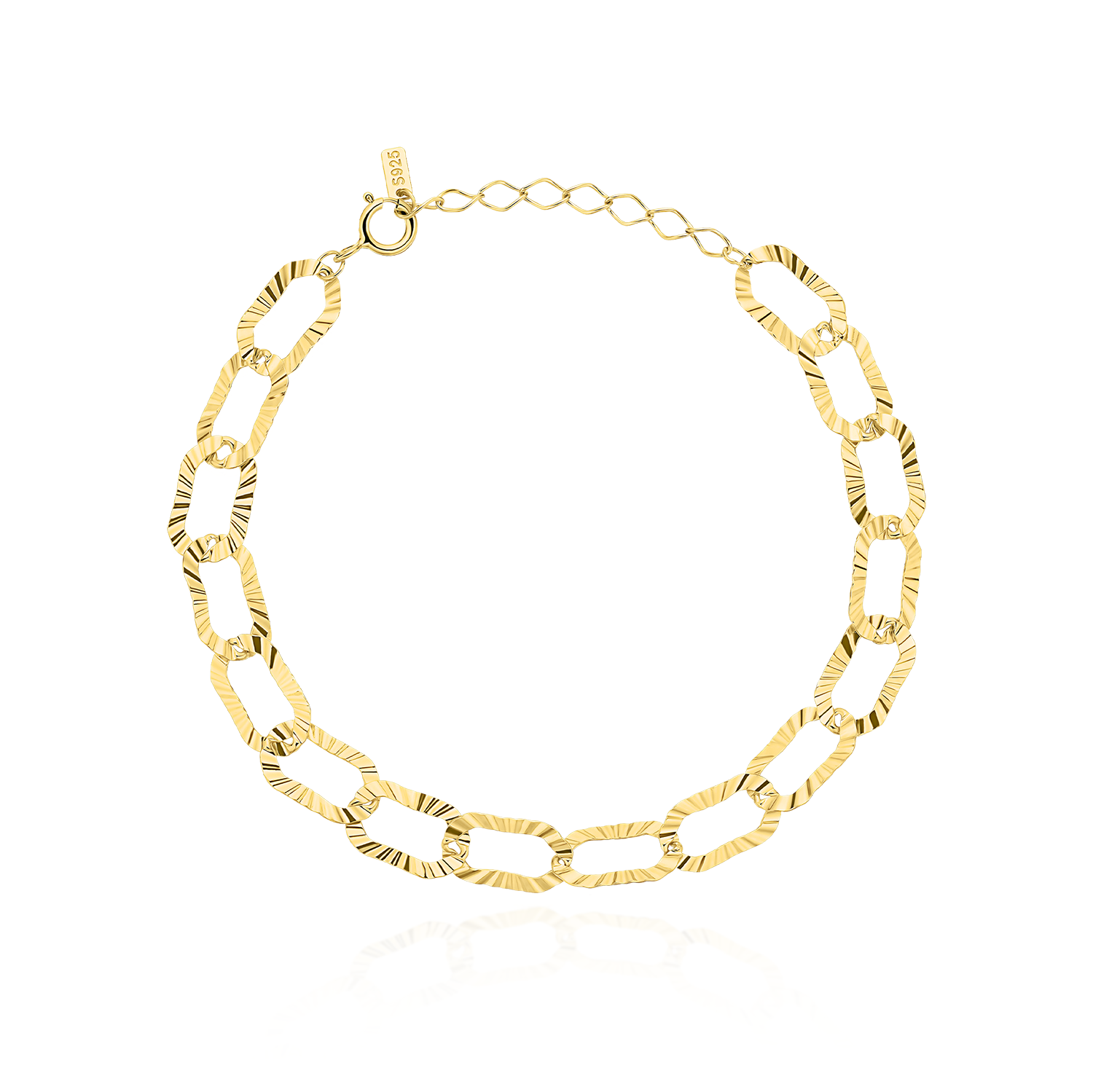 Oval chain bracelet