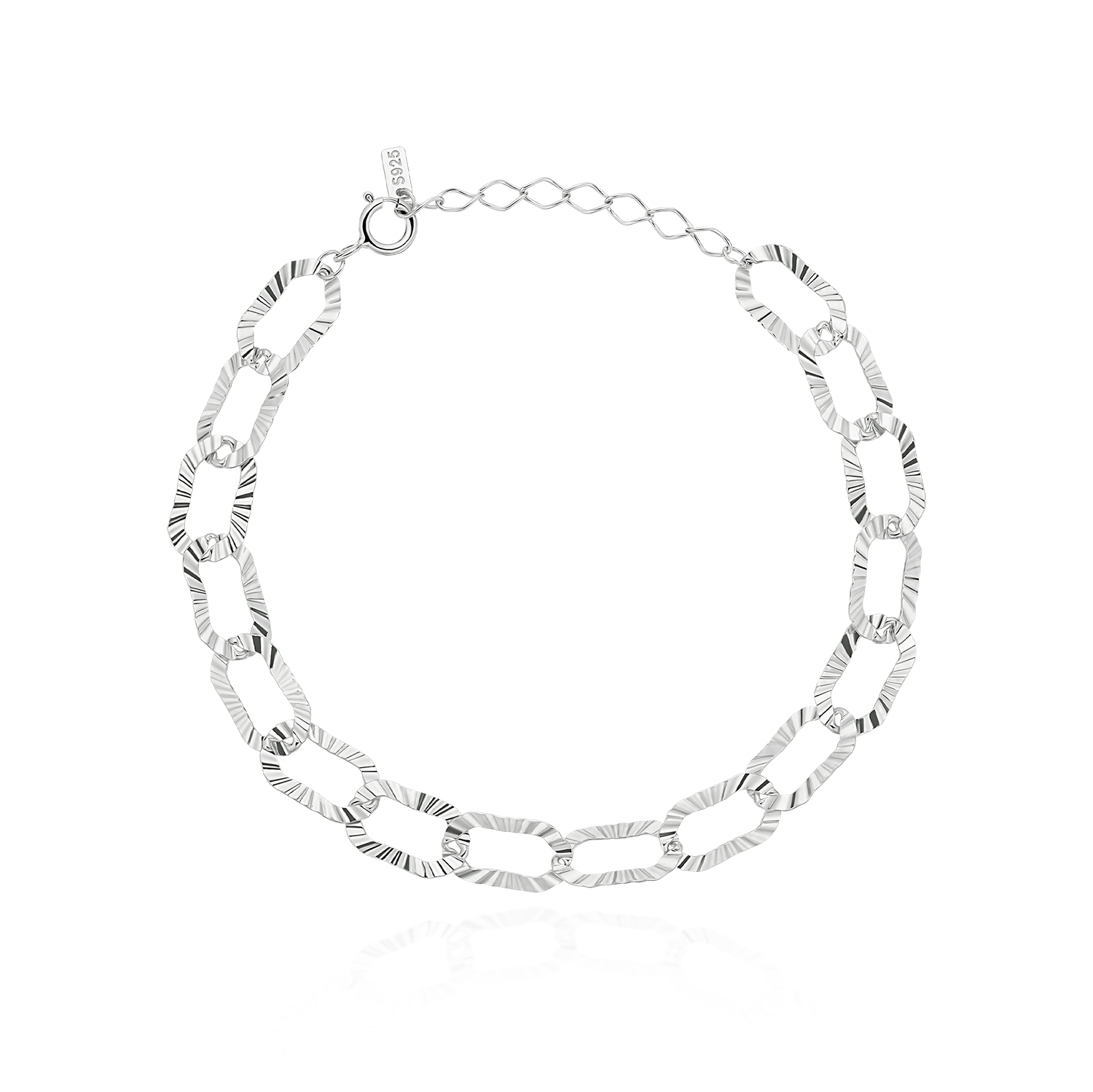 Oval chain bracelet