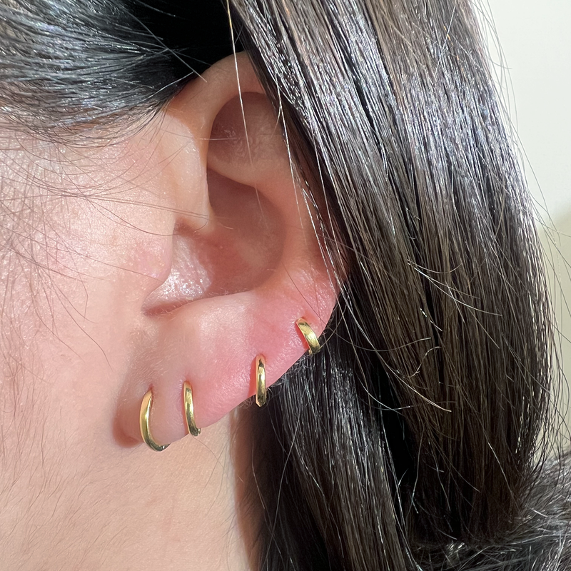 6mm huggie earring NABILONDON