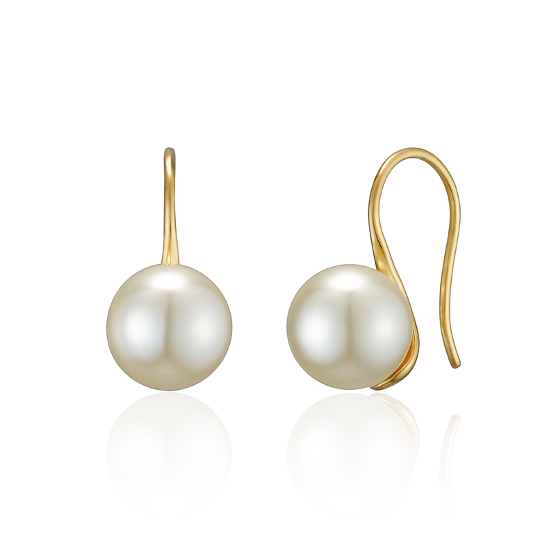 Fresh water pearl hook earrings