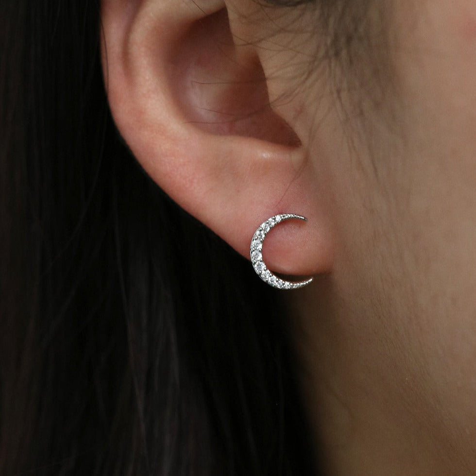 Crescent moon earrings