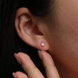 Opal turtle earrings