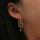 Chandelier laurel dangle earrings