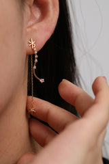 Galaxy dew drop earrings