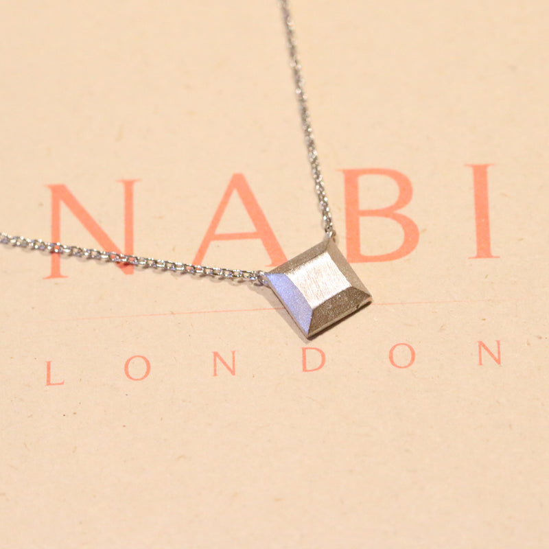 Simple square necklace